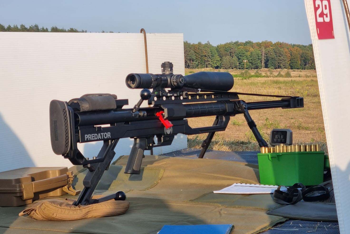 Fortmeier Präzisionsgewehr im Kaliber .338 Lapua Magnum auf 1000 m